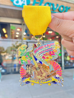 OFFICIAL Battle of Flowers 2025 Fiesta Medal