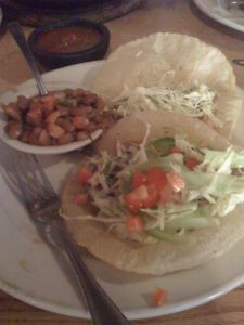 The puffy tacos were good, but I would suggest Diane's or Jessica's plates.