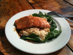 I love the cedar plank salmon at NXNW!
