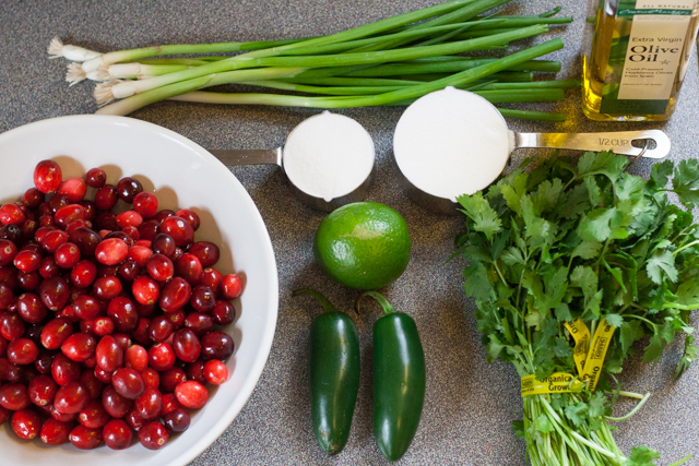 Cranberry Jalapeno Salsa Ingredients 2