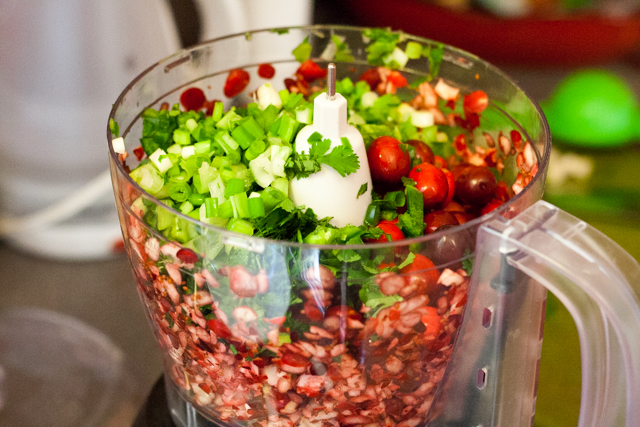 Cranberry Jalapeno Salsa in Blender