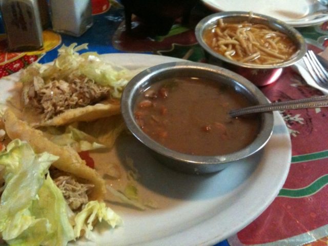 That's fideo at the back right; it is amazing.