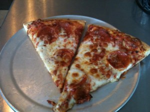 Maybe not a spectacular piece of pizza, but it is a good deal.