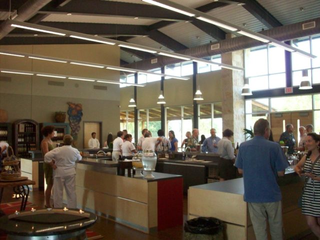 Indoor tasting room at 4.0 Cellars.