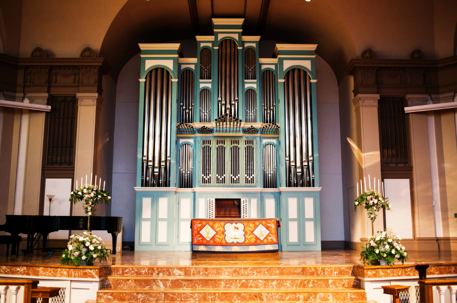 The Travis Park UMC Organ - photo by Tyler Schmitt