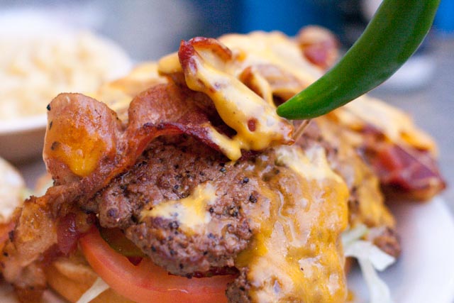 The Dirty Burger At The Antler Cafe