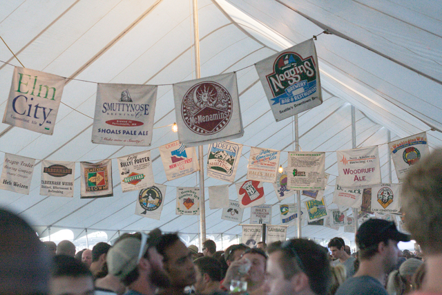 Portland Oregon Brewer's Festival Tent