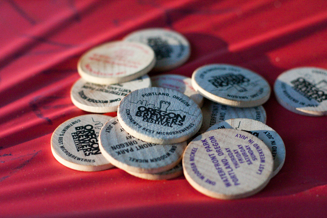Portland Oregon Brewer's Festival Tokens