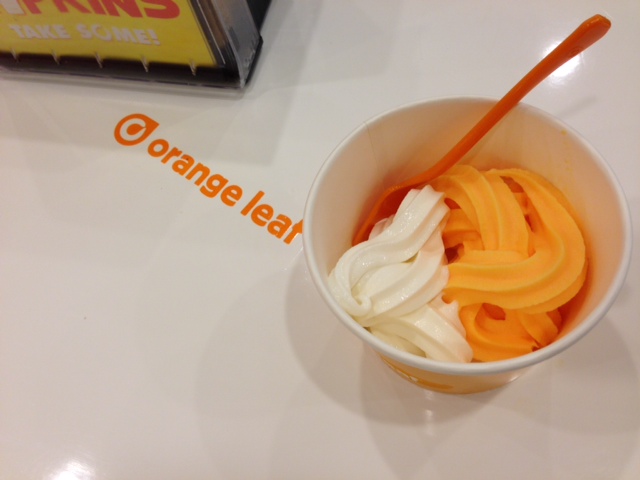 Orange Leaf Dreamsicle