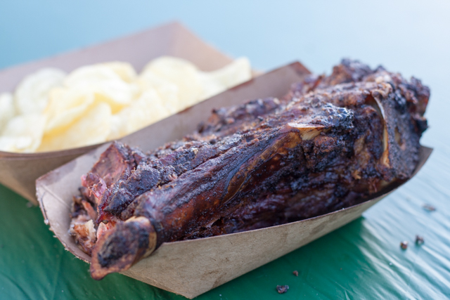 John Tesar Bison Rib and Fried Potatoes Meatopia TX
