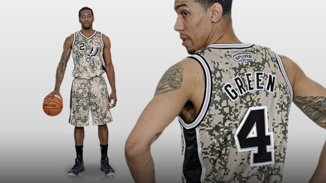 Spurs Military Jerseys