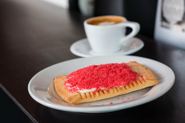 Local Coffee Bouble Espresso Macchiato Bakery Lorraine Pop Tart