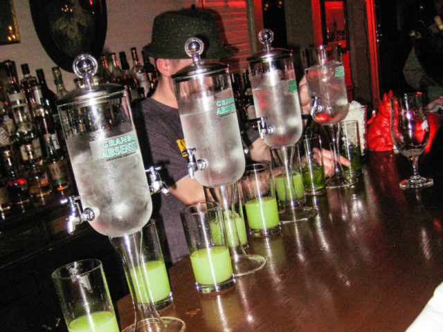 Pouring Absinthe at Minnie's Tavern