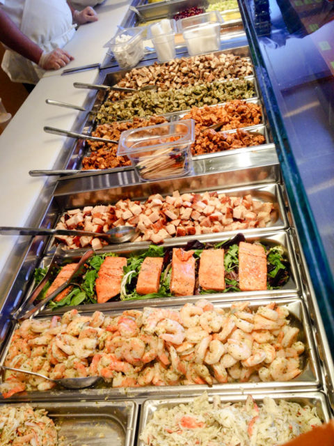 Salata Salad Bar Meat Seafood Healthy San Antonio Eats
