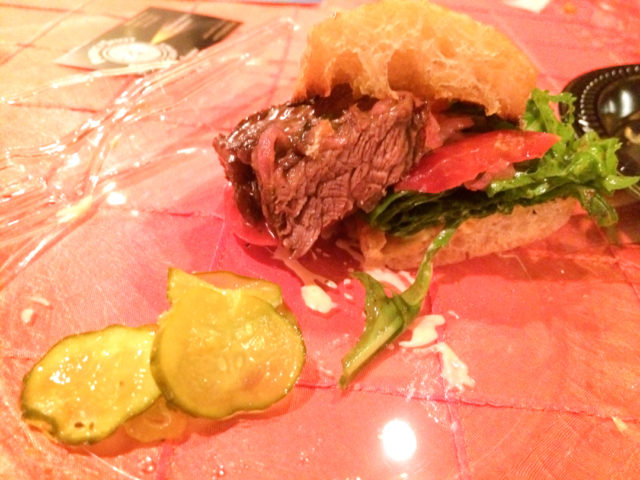 Boudro's sandwich Tast of the Northside 2014