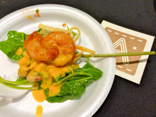 Culinaria 2014 Grand Tasting Arcade's spicy shrimp salad