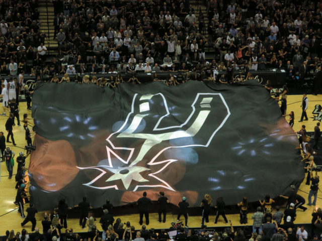 Spurs Flag ATT Center