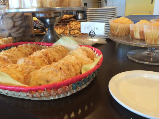 Some of the tasty looking baked goods at Vida Mia.