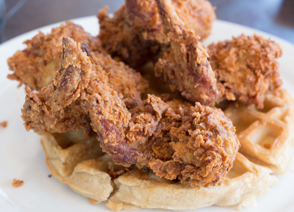 Chicken ‘n’ Waffles at Max’s Wine Dive