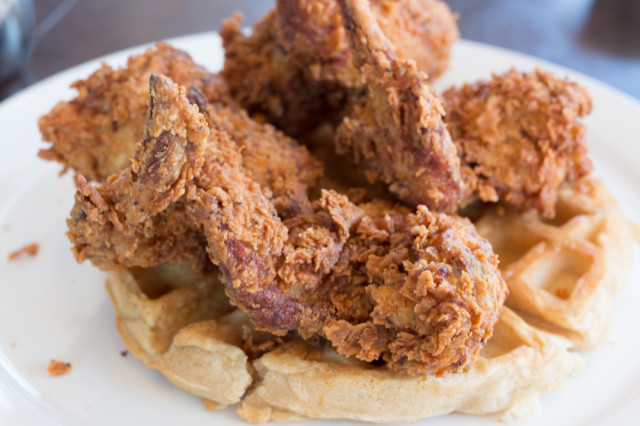 Max's Wine Dive Quarry Chicken n Waffles