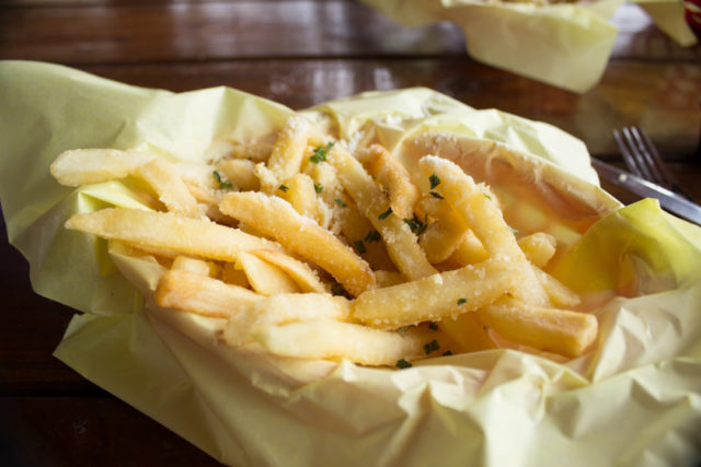 Garlic Parmesan Fries - Chunky Burgers