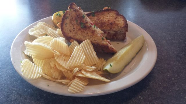 Grilled Cheese and Tomato Soup at Green Vegetarian Cuisine.