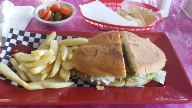 Milanesa Torta at Que Tortas.