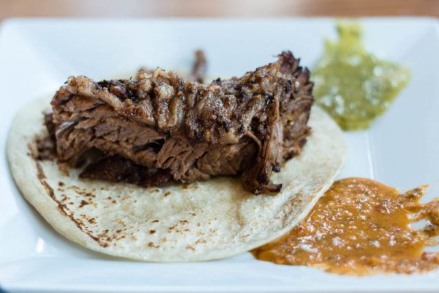 Tacos and Tequila Brunch Brisket Taco