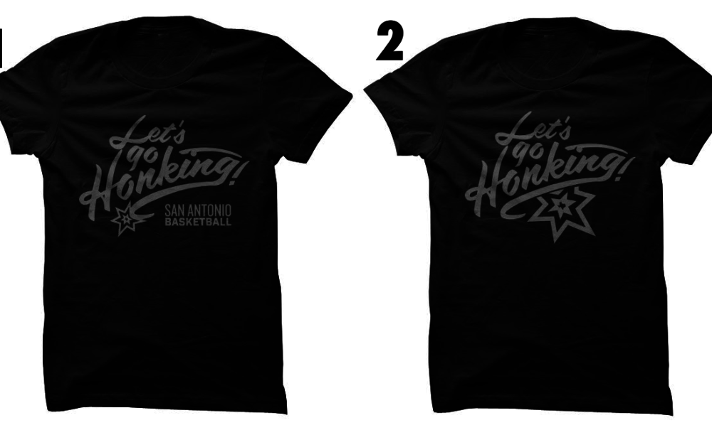 Vote For Your Favorite “Let’s Go Honking!” Spurs Inspired Shirt