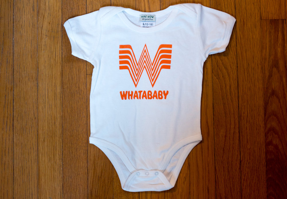 Introducing the Whatababy Whataburger Onesie