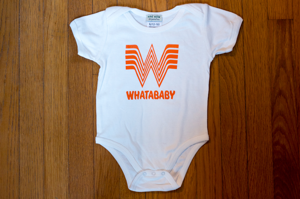 Introducing the Whatababy Whataburger Onesie