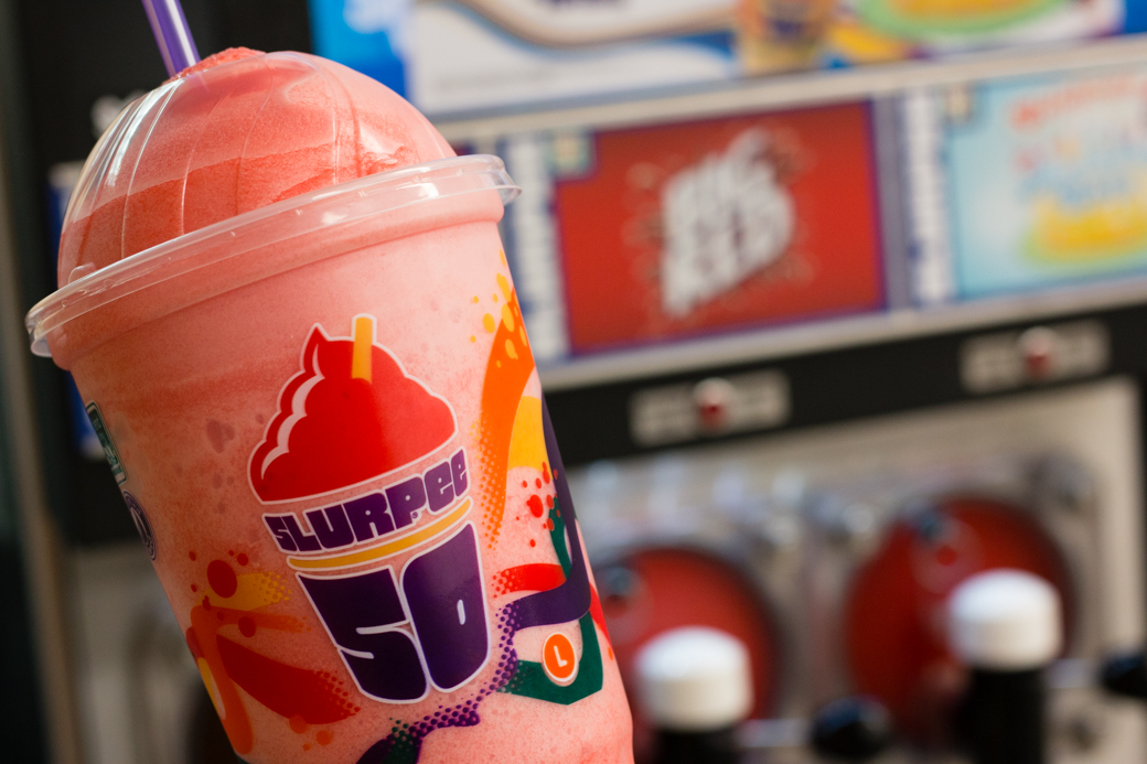 Big Red Slurpee at 7-Eleven