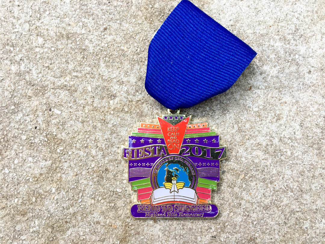 Gina Perales Reading Memorial Fiesta Medal 2017