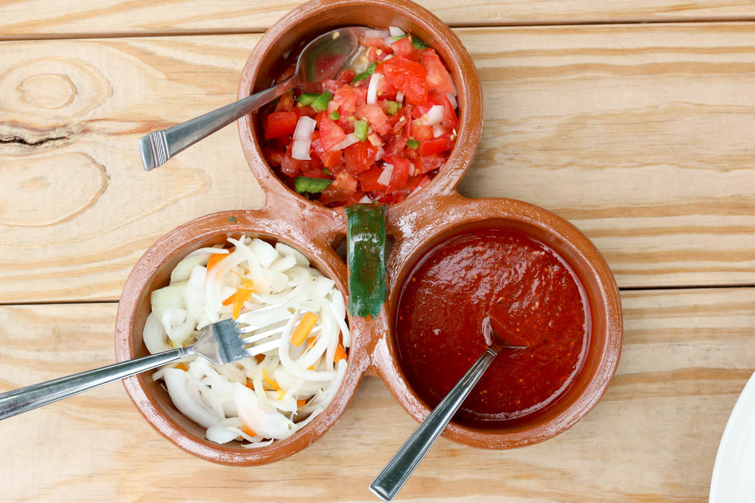 Salsas at Carnitas Lonja-3