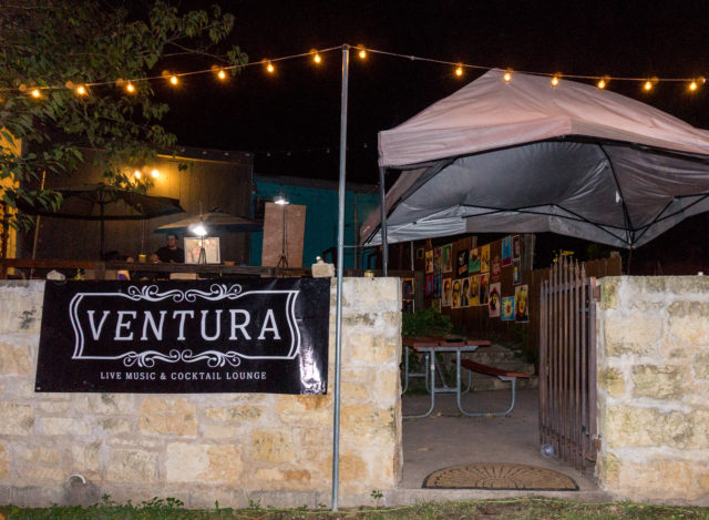 The back patio at the Ventura