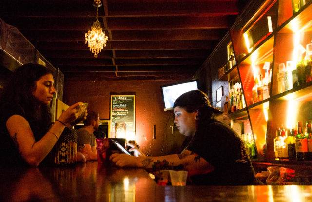 The bar at the Ventura.