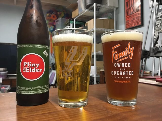 Russian River's Pliny the Elder and Northern Brewer's Plinian Legacy Beer