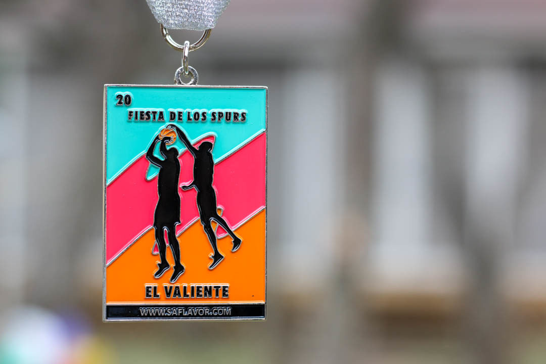 El Valiente 2018 Spurs Inspired Fiesta Medal by SA Flavor